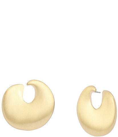 Robert Lee Morris Soho Molten Button Stud Earrings