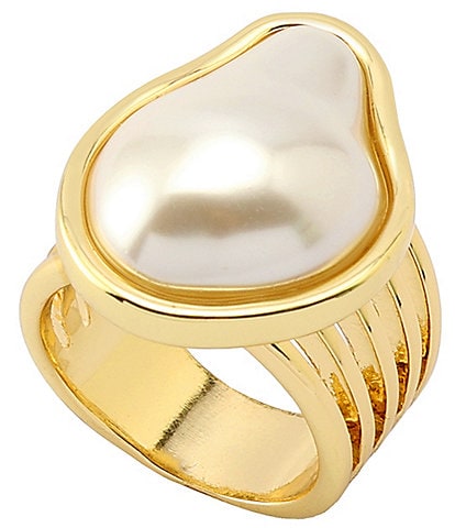 Robert Lee Morris Soho Pearl Sculpted Band Ring