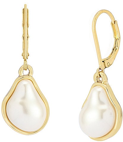 Robert Lee Morris Soho Pearl Drop Earrings