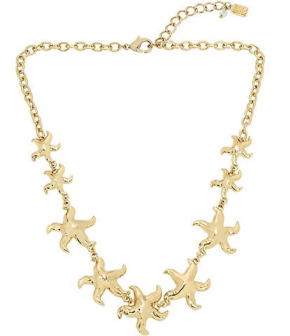 Robert Lee Morris Soho Starfish Bib Collar Necklace