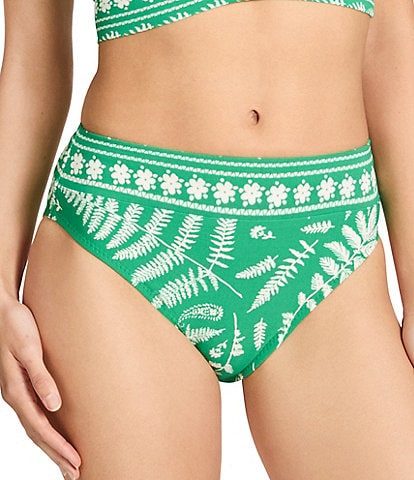 ROBIN PICCONE Hailey Moderate Coverage High Waist Swim Bottom