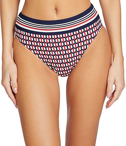 ROBIN PICCONE Simone High Waist Swim Bottom