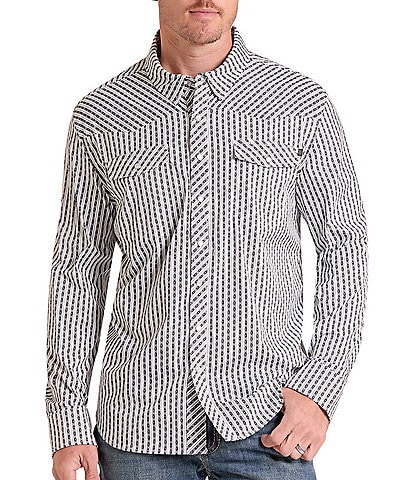 Rock & Roll Denim TEK Core Striped Woven Shirt