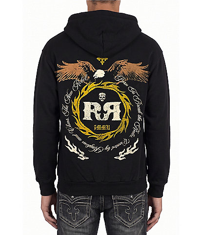 Rock Revival Eagle Cross Fleece Hoodie