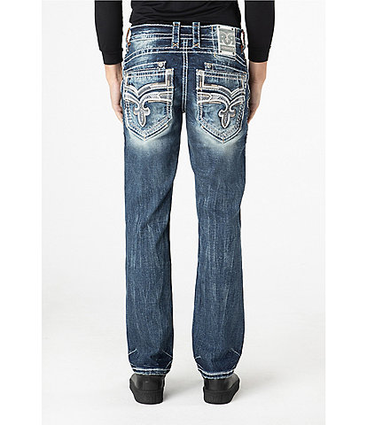 Rock Revival McHenry Straight Fit 32" Inseam Denim Jeans