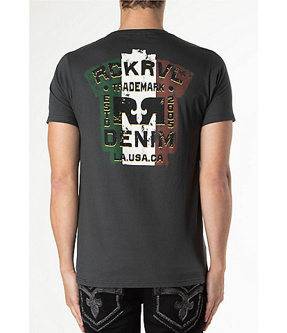 Rock Revival Short Sleeve Logo Fleur-De-Lis Graphic T-Shirt