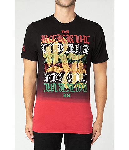 Rock Revival Short Sleeve Logo Graduated Print T-Shirt