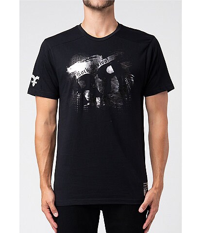 Rock Revival Short-Sleeve Metallic-Trademark T-Shirt