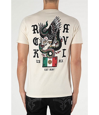 Rock Revival Short Sleeve Mexico Flag T-Shirt