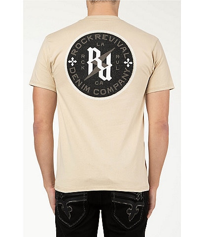 Rock Revival Short Sleeve "RR" Lightning Bolt Graphic T-Shirt