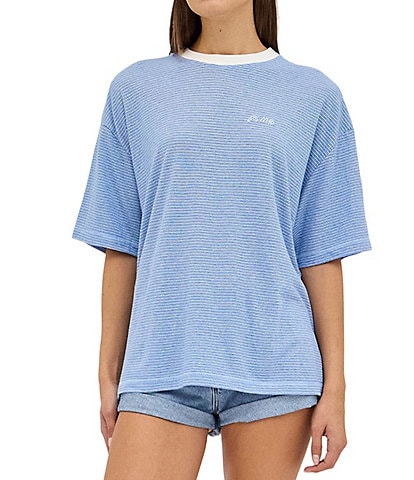 Rolla's Big City Striped Crew Neck Short Sleeve Tee