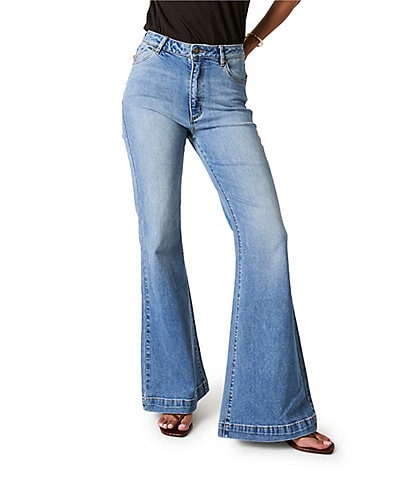 Rolla's Eastcoast Kate Stretch Denim High Rise Slim Fit Flare Jeans