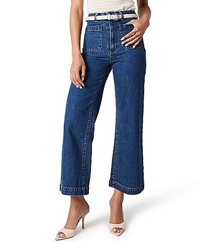 Rolla's Sailor Denim High Rise Slim Wide Leg Jeans