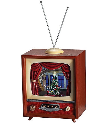 Roman Amusements Lighted Musical Nutcracker TV Scene Figurine