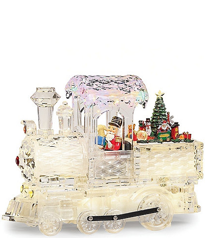 Roman Amusements Lighted Musical Rotating Wheels Train