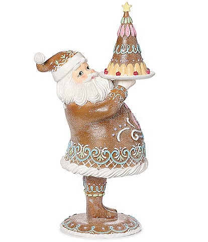 Roman Santa Gingerbread With Cake Figurine