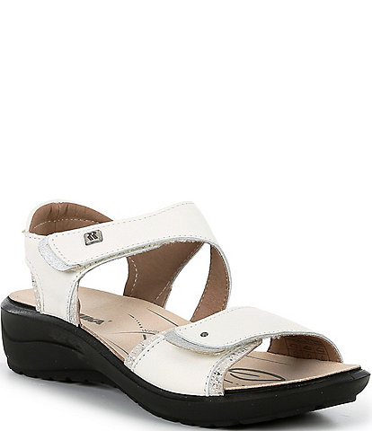 Romika Annecy 01 Leather Wedge Sandals