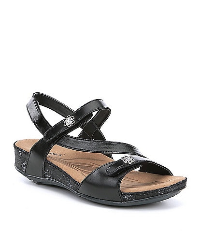 Romika Fidschi 54 Leather Strappy Wedge Sandals