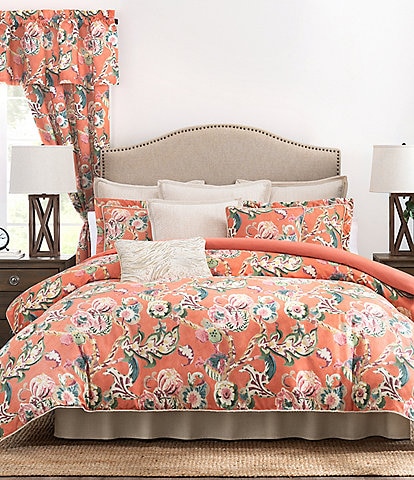 Rose Tree Cara Floral Print Window Treatment