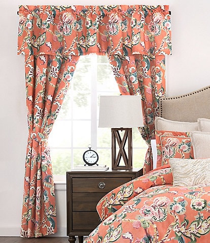 Rose Tree Cara Floral Print Window Treatment