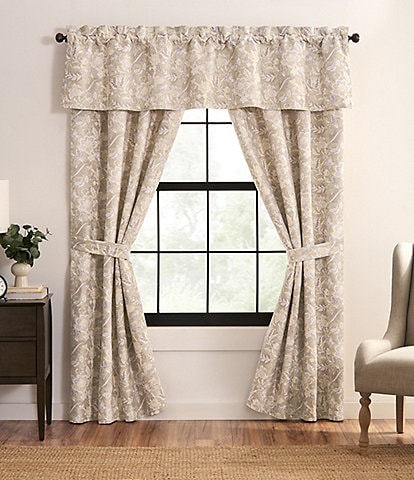 Rose Tree Hannah Jacobean Jacquard Woven Window Treatment