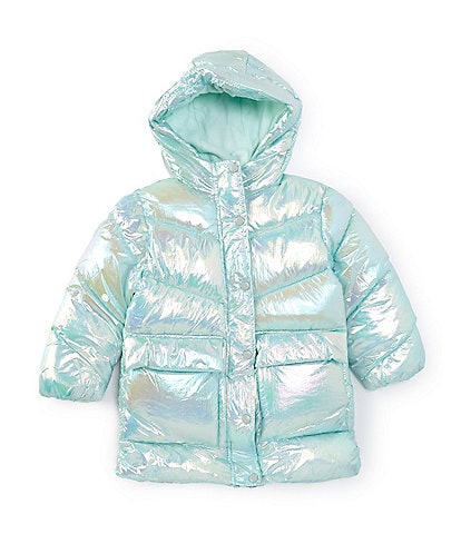 Rothschild Little Girls 4-6X Crinkle Iridescent Coat