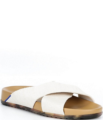 Rothy's The Weekend Knit Cross Strap Slide Sandals
