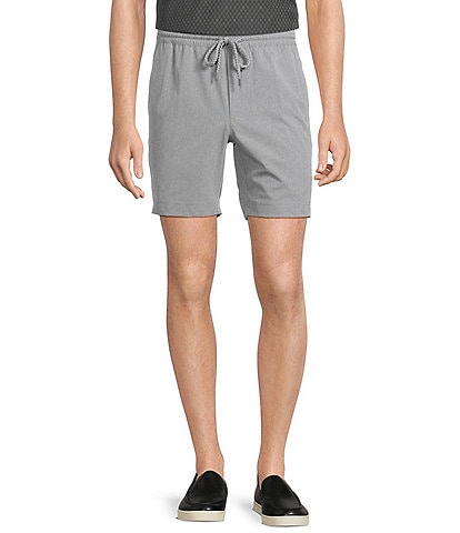 Roundtree & Yorke 7#double; Flat Front Performance Pull On Shorts