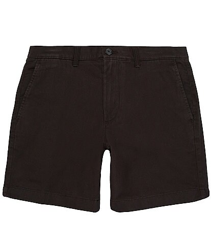 Roundtree & Yorke Stretch Washed 7#double; Inseam Chino Shorts