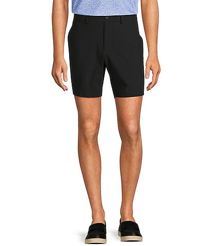 Roundtree & Yorke The Links to Lounge 8#double; Flat Front Performance Pull On Shorts