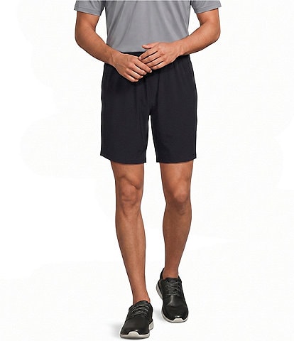 Roundtree & Yorke 8#double; Inseam Flat Front Performance Pull-On Shorts