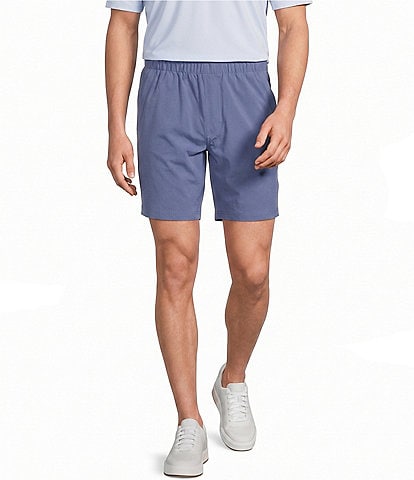 Roundtree & Yorke 8#double; Inseam Flat Front Performance Pull-On Shorts