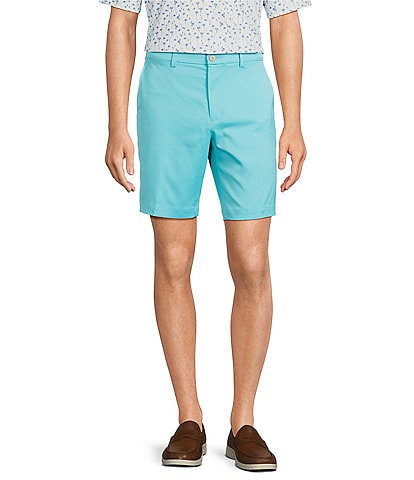 Roundtree & Yorke The Fairway 9" Flat Front Classic Fit Performance Shorts