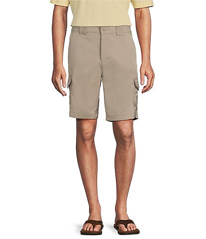 Roundtree & Yorke Classic-Fit Flat-Front Performance Stretch 9" Inseam Cargo Shorts