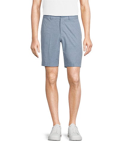 Roundtree & Yorke Performance Tech Pocket Comfort Stretch Straight Fit 9#double; Inseam Shorts