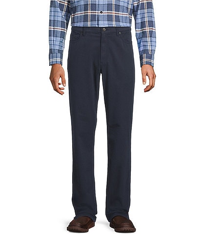 Roundtree & Yorke Andrew Straight Fit 5-Pocket Pants