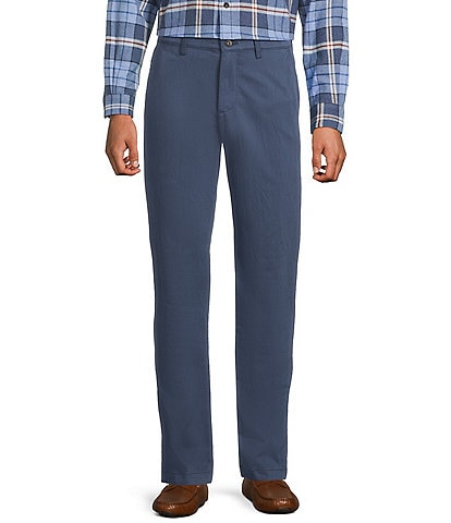 Roundtree & Yorke Andrew Straight Fit Textured Chino Pants