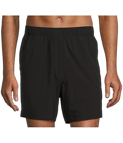 Roundtree & Yorke Aquamotion Solid Stretch 6" Inseam Swim Trunks