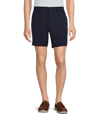 Roundtree & Yorke Big & Tall 9" Flat Front Performance Shorts