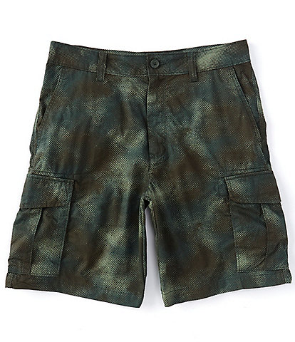 Roundtree & Yorke Big & Tall Garment-Dyed 9#double;/11#double; Inseam Cargo Shorts
