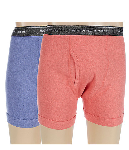 Roundtree & Yorke Big & Tall Boxer Briefs 2-Pack