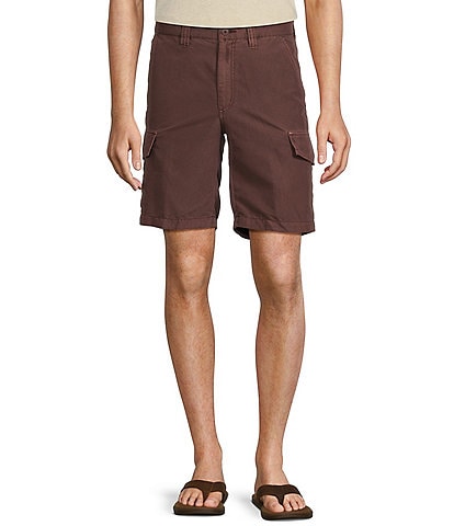 Roundtree & Yorke Big & Tall Casuals Straight Fit 9#double; Inseam Cargo Shorts