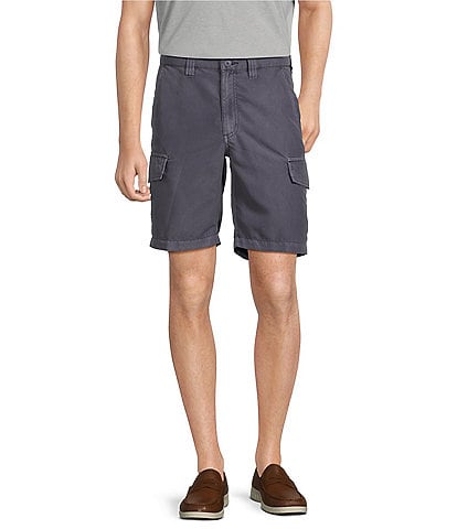 Roundtree & Yorke Big & Tall Casuals Straight Fit 9#double; Inseam Cargo Shorts