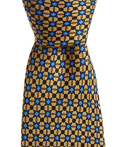 Roundtree & Yorke Big & Tall Leif Overlap Printed Tie