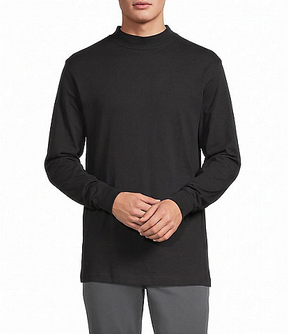 Roundtree & Yorke Big & Tall Mock Neck Pullover