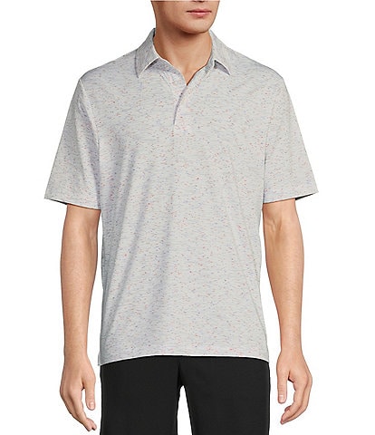 Roundtree & Yorke Big & Tall Performance Short Sleeve Solid Jacquard Polo Shirt