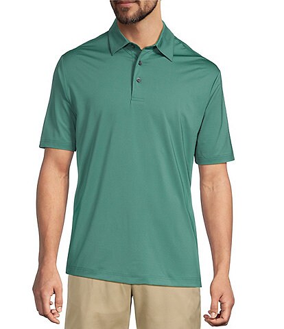 Roundtree & Yorke Big & Tall Performance Solid Short Sleeve Polo