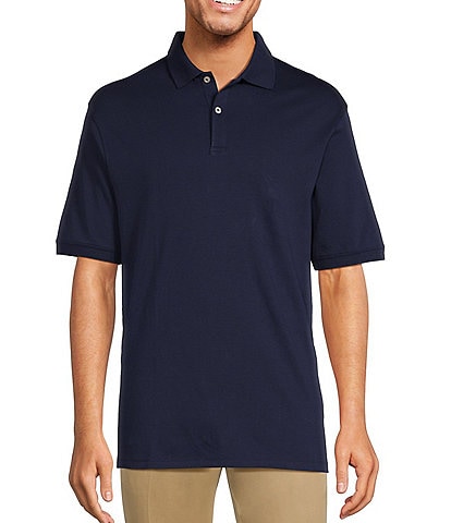Roundtree & Yorke Big & Tall Supima Short Sleeve Solid Polo Shirt