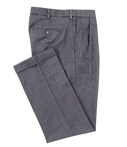 Roundtree & Yorke Big & Tall TravelSmart CoreComfort Non-Iron Pleated Classic/Relaxed Fit Chino Pants