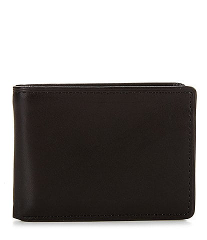 Roundtree & Yorke Cambridge Leather Slim Wing Bifold Wallet